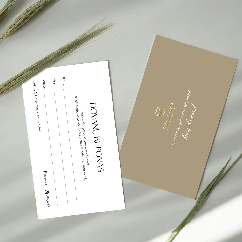 Popierinis Dovanų kuponas voke 100€ vertės (siunčiame paštomatu/kurjeriu)